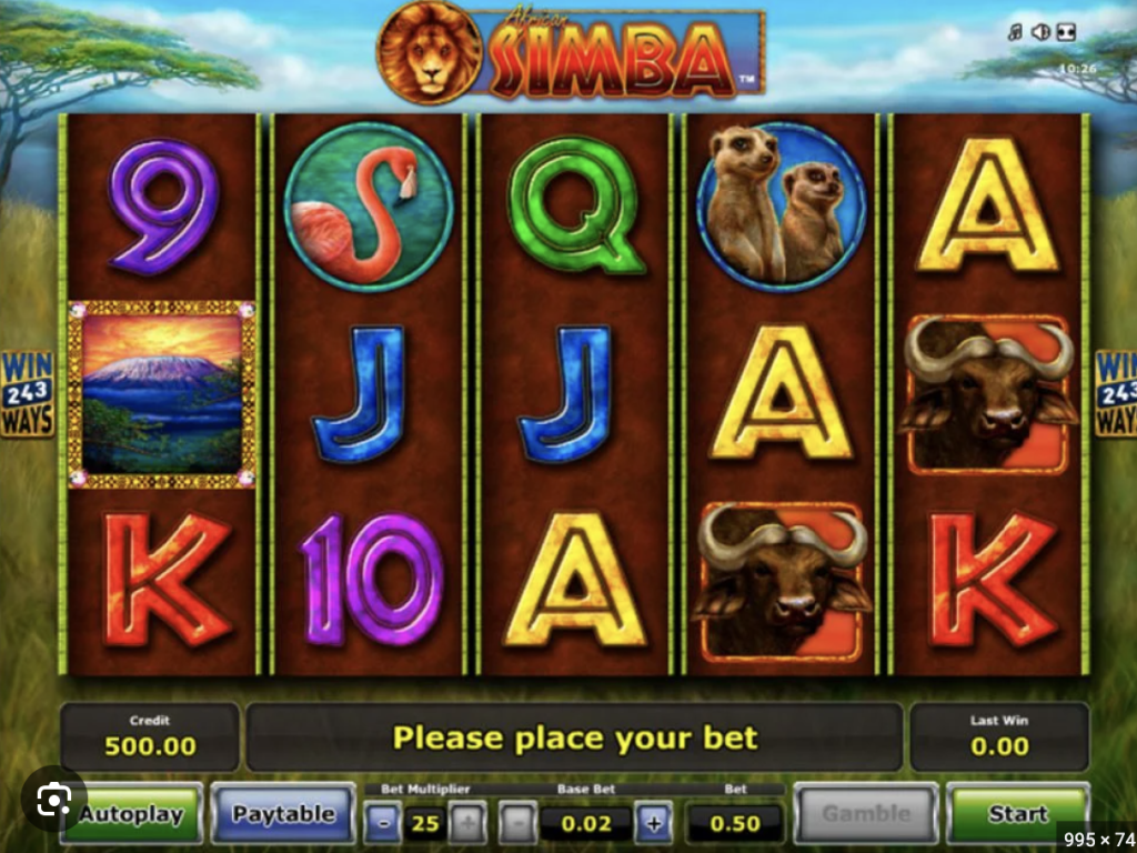African Simba Slot in gameplay African Simba Slot Not On Gamstop