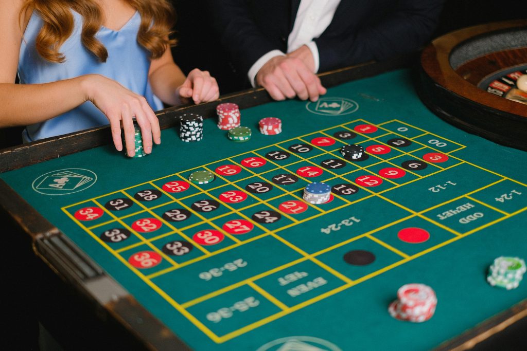 Image of a roulette game