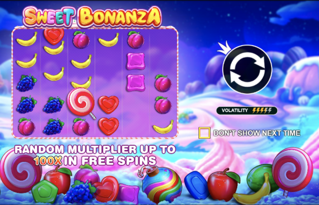 Image of Sweet Bonanza gameplay